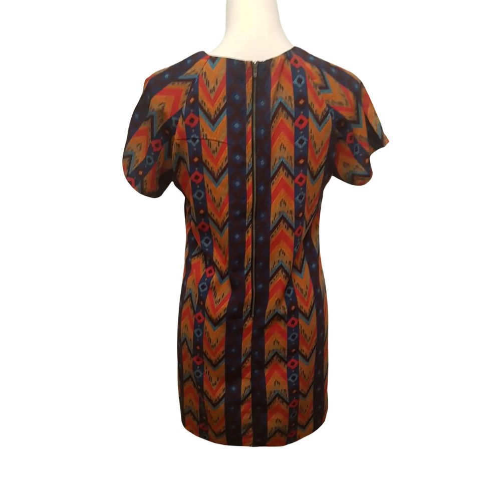 Forever21 Contemporary Multicoloured Short Sleeve T Shirt Dress Uk Small - Picture 2 of 6